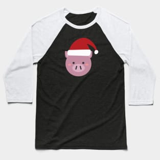 Cute Animal Cute Pig Christmas Outfit Costumes Gift Baseball T-Shirt